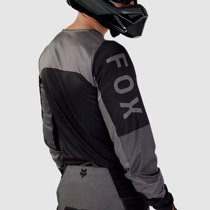 Polera Moto 180 Nitro Gris Oscuro Fox polera moto fox motocross
