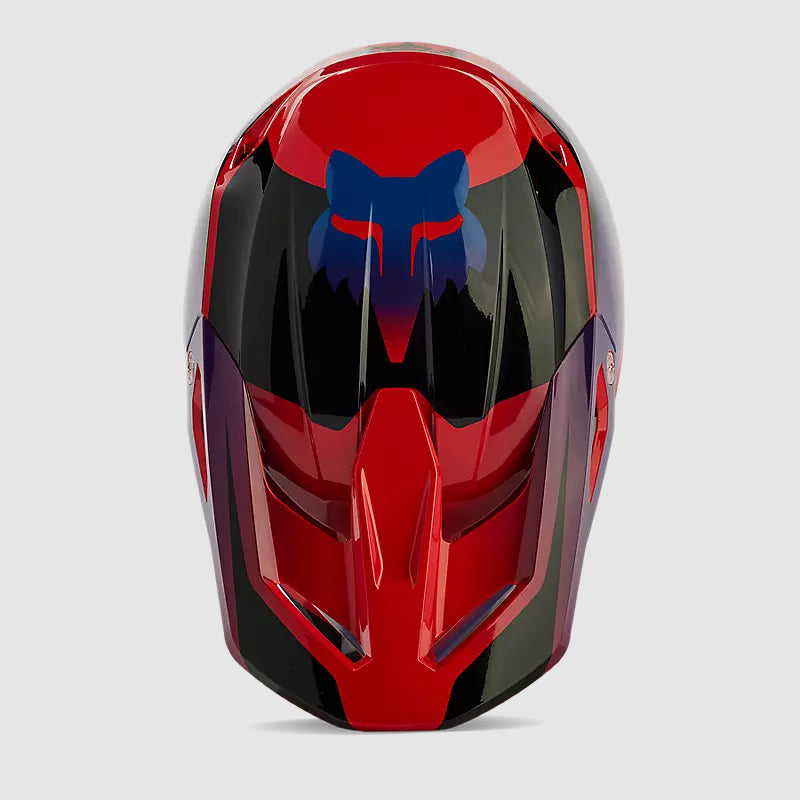 Casco Moto V1 Streak Rojo/Morado Fox | Casco Moto Fox casco fox racing motocross mtb