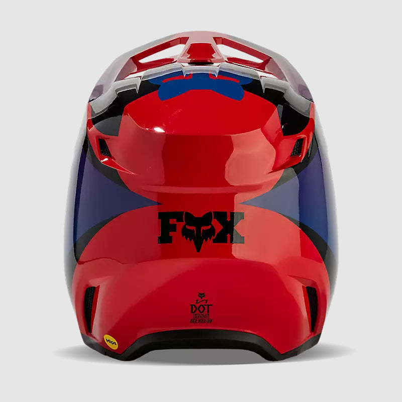 Casco Moto V1 Streak Rojo/Morado Fox | Casco Moto Fox casco fox racing motocross mtb