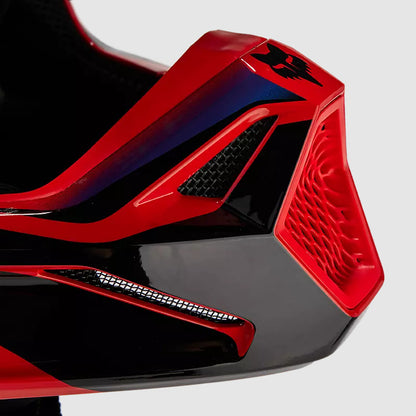 Casco Moto V1 Streak Rojo/Morado Fox | Casco Moto Fox casco fox racing motocross mtb
