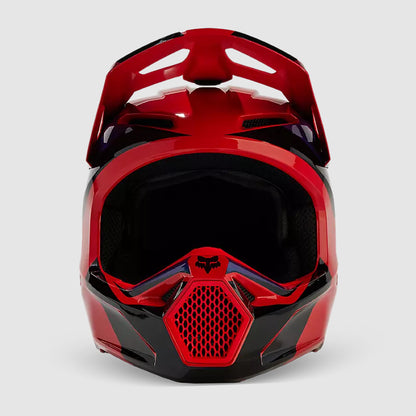 Casco Moto V1 Streak Rojo/Morado Fox | Casco Moto Fox casco fox racing motocross mtb