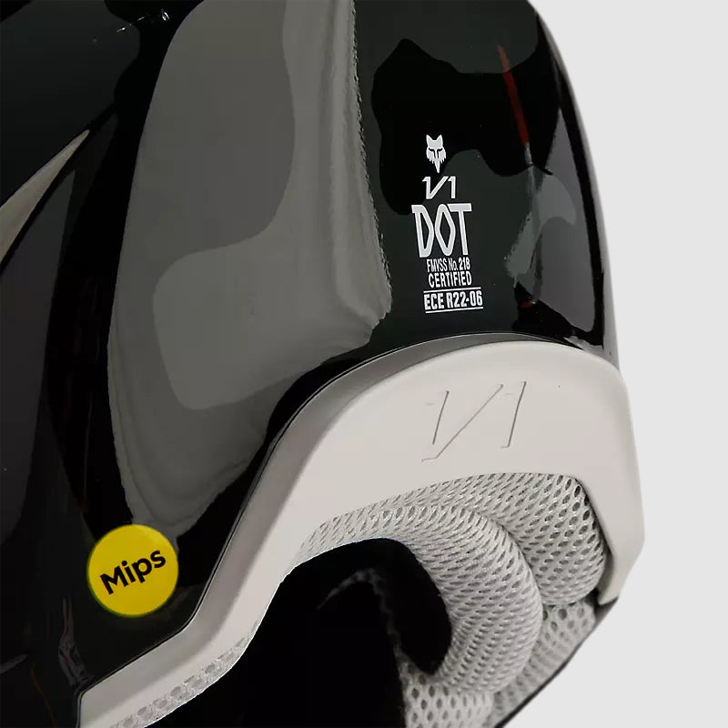 Casco Moto Niño V1 Bnkr Camo Negro Fox | Casco Moto Fox casco fox racing motocross mtb