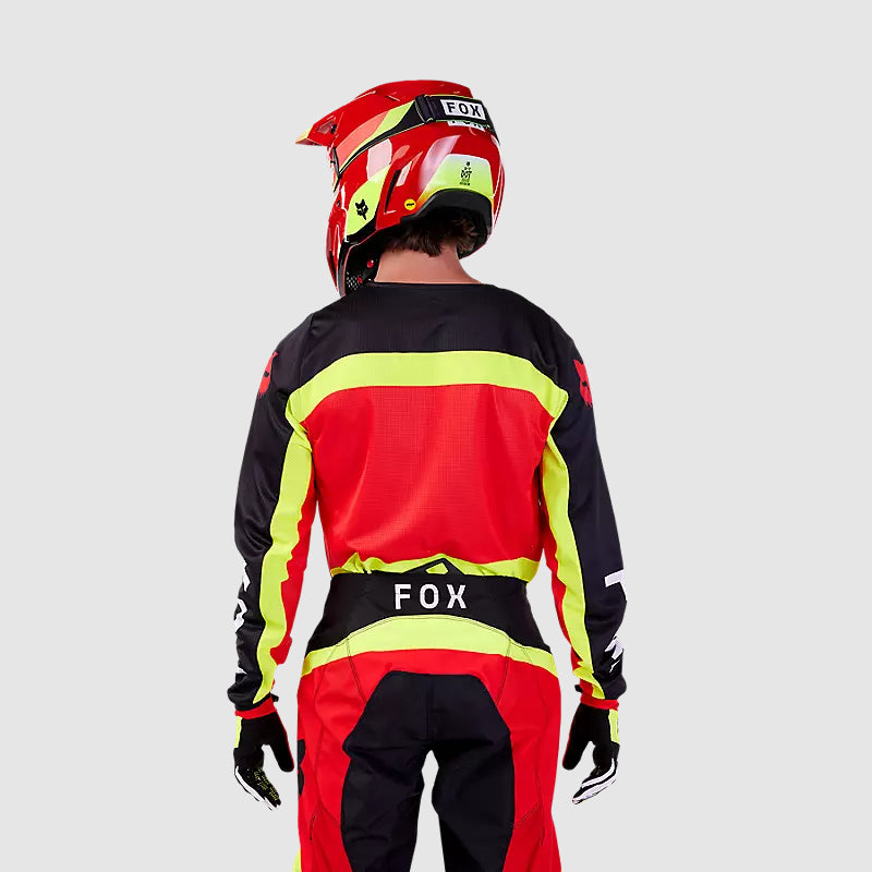 Polera Moto 180 Ballast Rojo/Amarillo Fox polera moto fox motocross