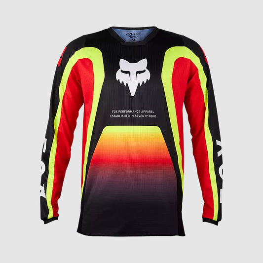Polera Moto 180 Ballast Rojo/Amarillo Fox