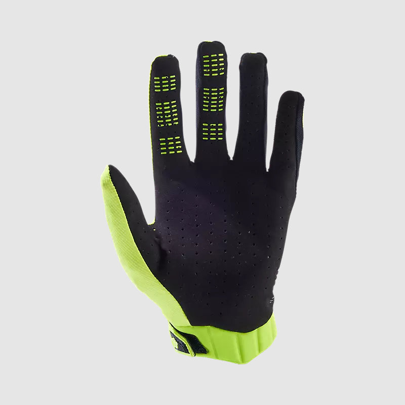 Guantes Moto Flexair Amarillo/Negro Fox - imagen 2