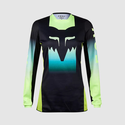 Polera Moto Mujer 180 Flora Negro/Amarillo Fox