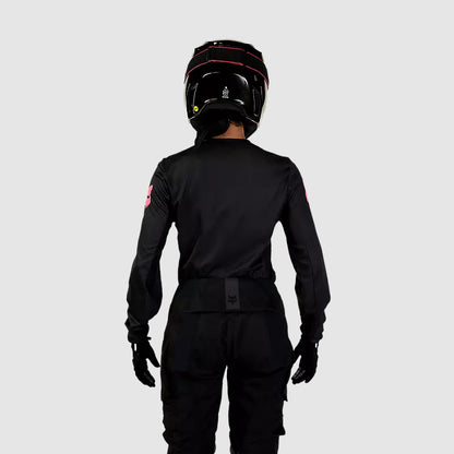 Polera Moto Mujer 180 Blackout Negro Fox