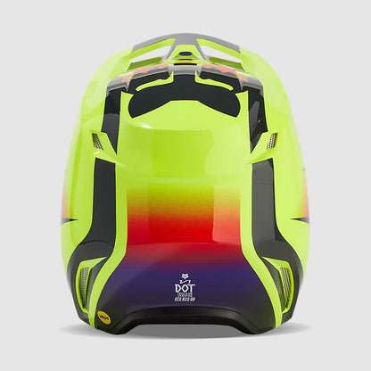 Casco Moto V1 Flora Amarillo Fox | Casco Moto Fox casco fox racing motocross mtb