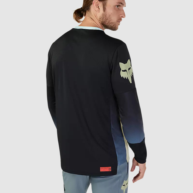 Polera Bicicleta Defend Cekt Manga Larga Crema Fox polera bicicleta fox mtb