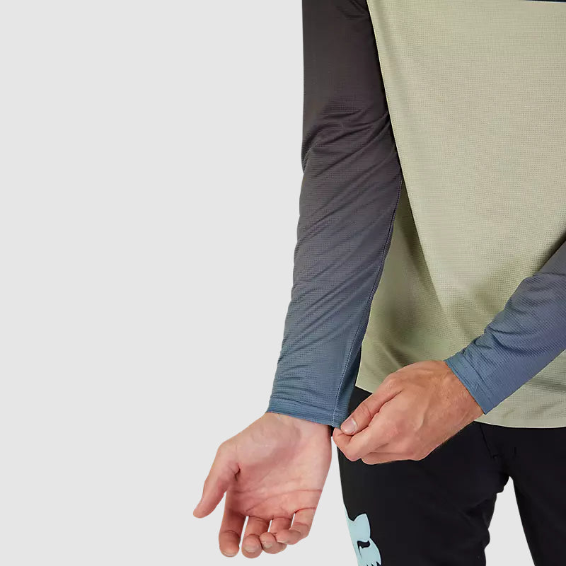 Polera Bicicleta Flexair Arcadia Manga Larga Crema Fox polera bicicleta fox mtb