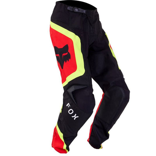 Pantalon Moto Niño 180 Ballast Rojo/Amarillo Fox