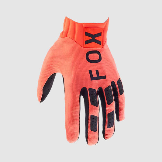 Guantes Moto Flexair Naranjo Fluor Fox