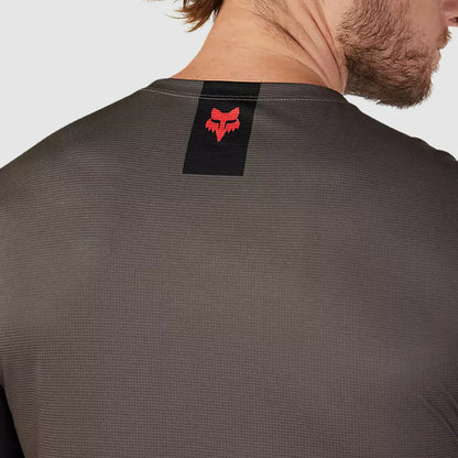 Polera Bicicleta Flexair Arcadia Manga Larga Cafe Fox