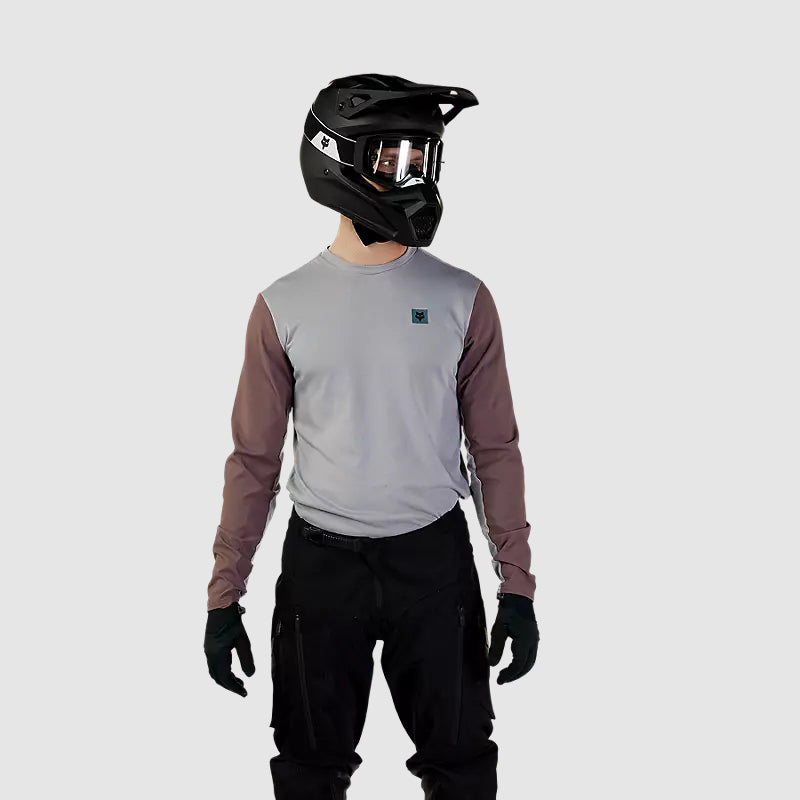 Polera Moto Ranger Off Road Manga Larga Gris Fox polera moto fox motocross