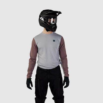 Polera Moto Ranger Off Road Manga Larga Gris Fox polera moto fox motocross