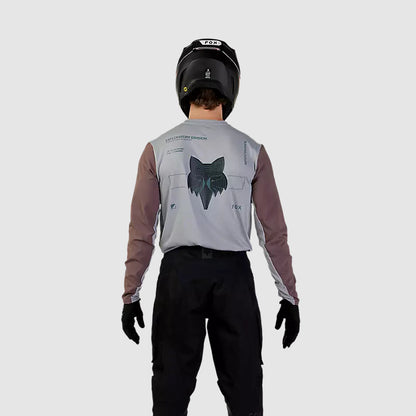 Polera Moto Ranger Off Road Manga Larga Gris Fox polera moto fox motocross
