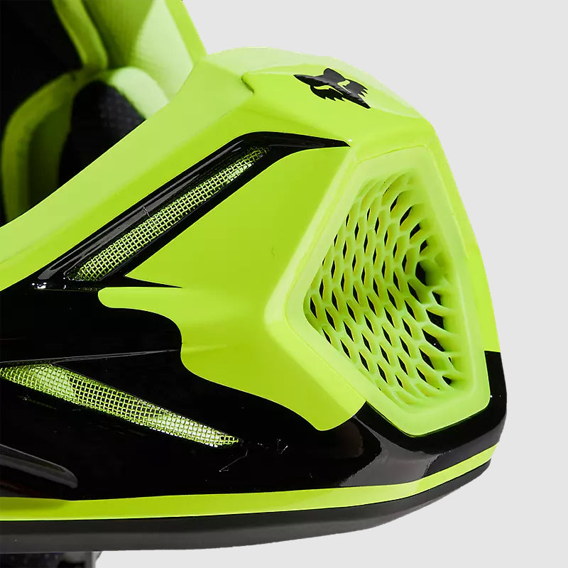 Casco Moto V3 Revise Rojo/Amarillo Fox | Casco Moto Fox casco fox racing motocross mtb