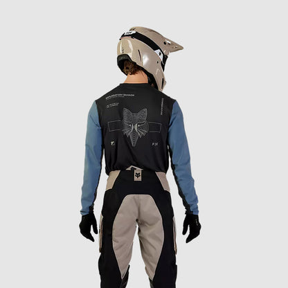 Polera Moto Ranger Off Road Manga Larga Negro/Azul Fox polera moto fox motocross