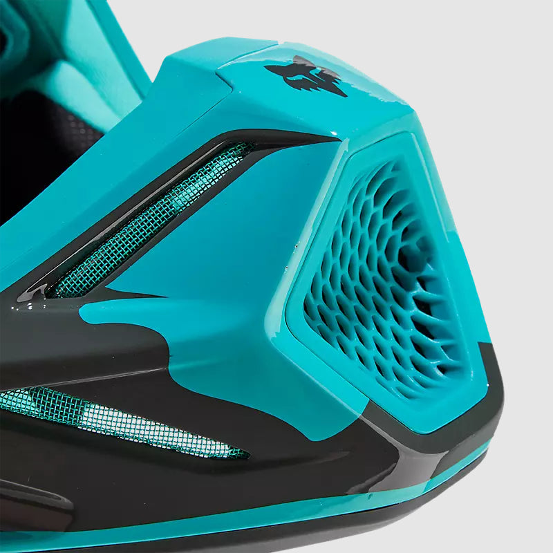 Casco Moto V3 Revise Celeste Fox | Casco Moto Fox casco fox racing motocross mtb