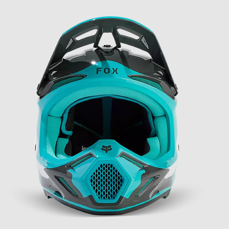 Casco Moto V3 Revise Celeste Fox | Casco Moto Fox casco fox racing motocross mtb