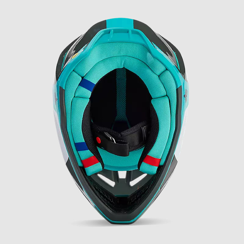 Casco Moto V3 Revise Celeste Fox | Casco Moto Fox casco fox racing motocross mtb