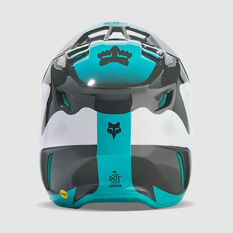 Casco Moto V3 Revise Celeste Fox | Casco Moto Fox casco fox racing motocross mtb