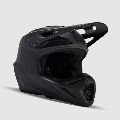 Casco Moto V3 Solid Negro Mate Fox | Casco Moto Fox casco fox racing motocross mtb