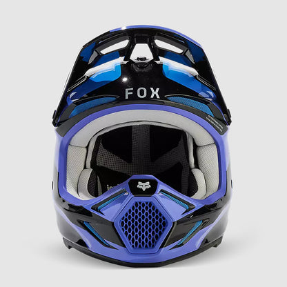 Casco Moto V3 Magnetic Negro/Morado Fox | Casco Moto Fox casco fox racing motocross mtb