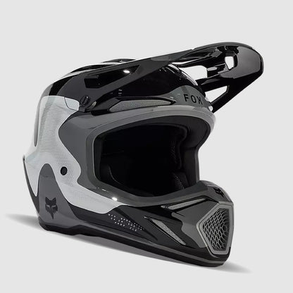 Casco Moto V3 Revise Negro/Gris Fox | Casco Moto Fox casco fox racing motocross mtb