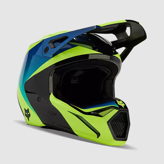 Casco Moto V1 Streak Negro/Amarillo Fox | Casco Moto Fox casco fox racing motocross mtb