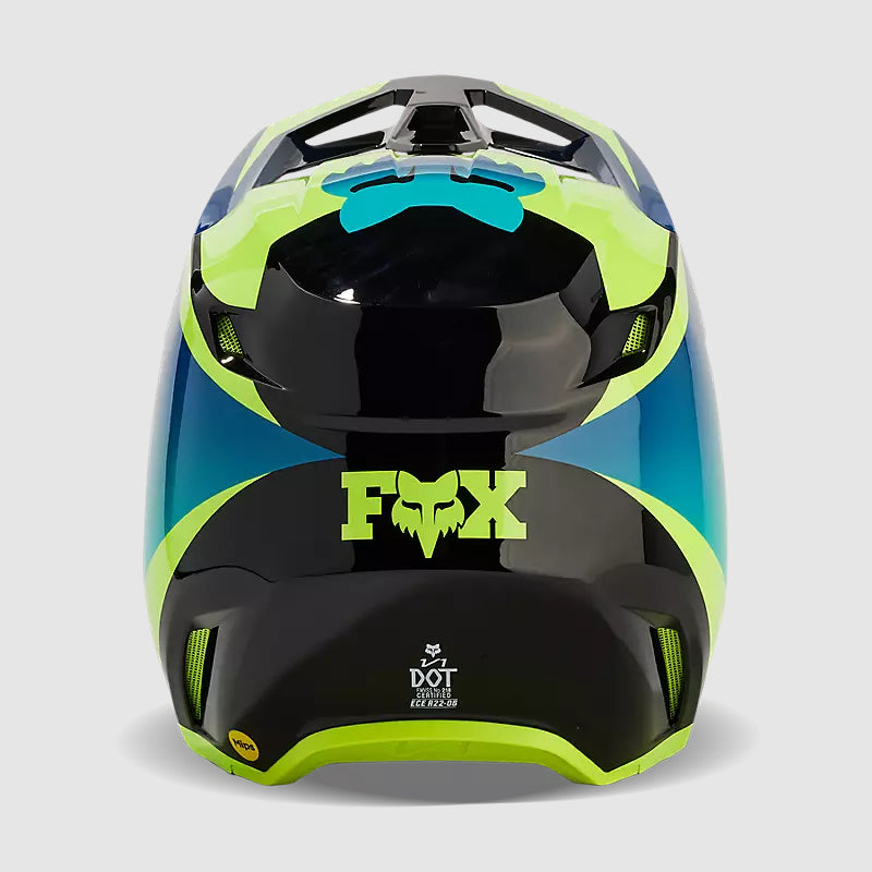 Casco Moto V1 Streak Negro/Amarillo Fox | Casco Moto Fox casco fox racing motocross mtb