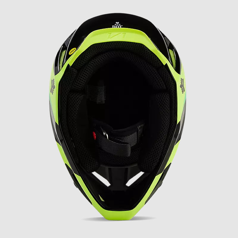Casco Moto V1 Streak Negro/Amarillo Fox | Casco Moto Fox casco fox racing motocross mtb