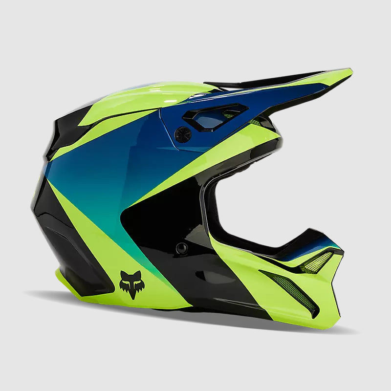 Casco Moto V1 Streak Negro/Amarillo Fox | Casco Moto Fox casco fox racing motocross mtb