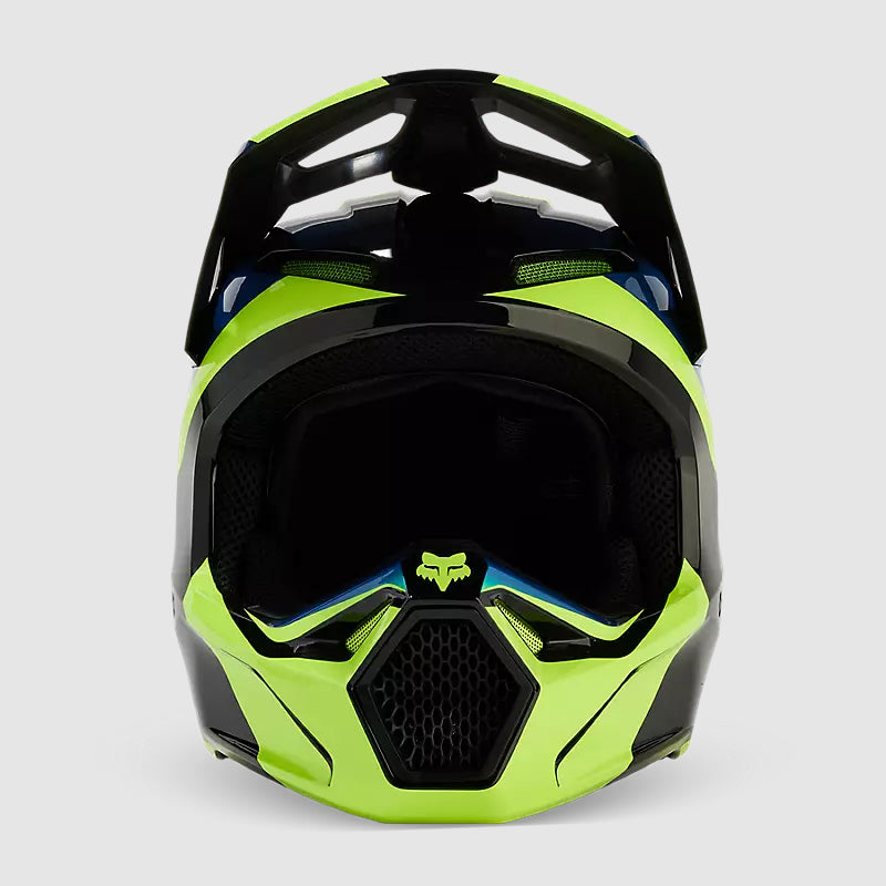 Casco Moto V1 Streak Negro/Amarillo Fox | Casco Moto Fox casco fox racing motocross mtb