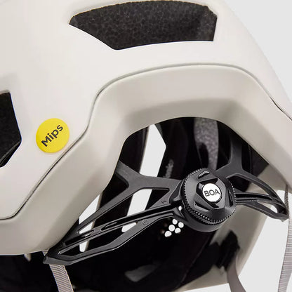 Casco Bicicleta Crossframe Pro Blanco Hueso/Petroleo Fox | Casco MTB Fox casco fox racing motocross mtb