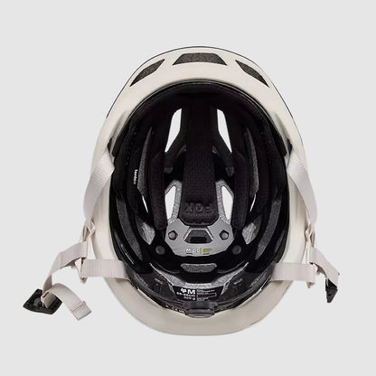 Casco Bicicleta Crossframe Pro Blanco Hueso/Petroleo Fox | Casco MTB Fox casco fox racing motocross mtb