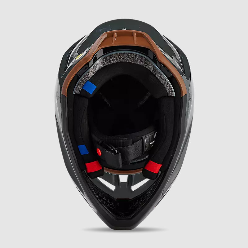 Casco Moto V3 RS Carbon Solid Gris Oscuro Fox