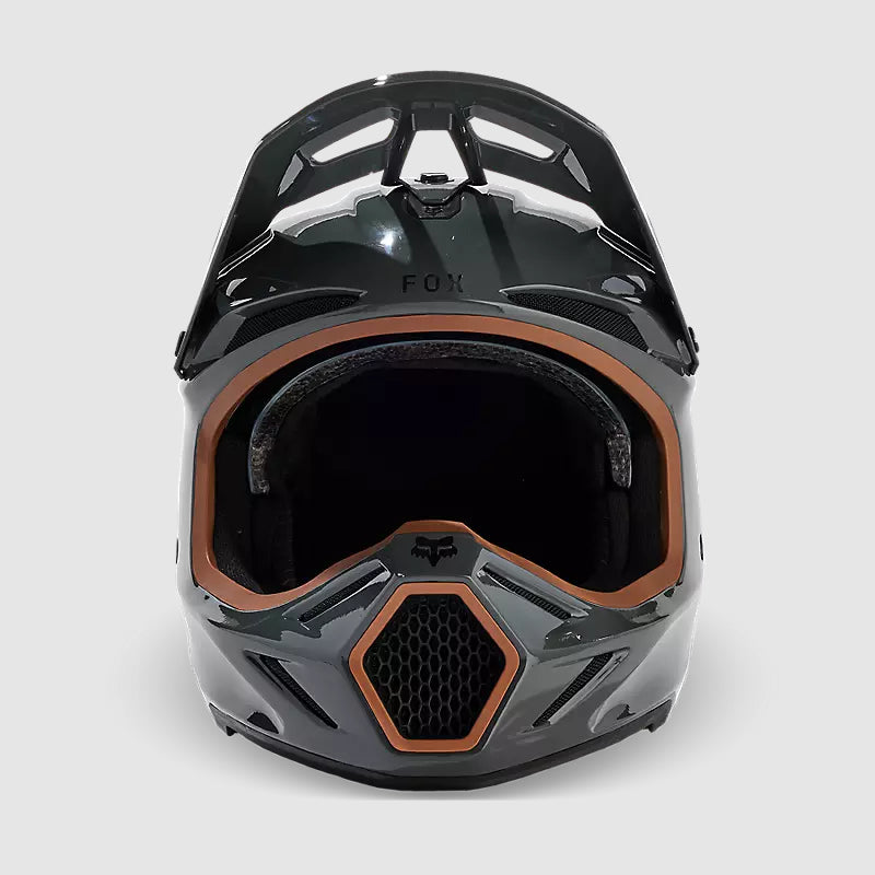Casco Moto V3 RS Carbon Solid Gris Oscuro Fox | Casco Moto Fox casco fox racing motocross mtb