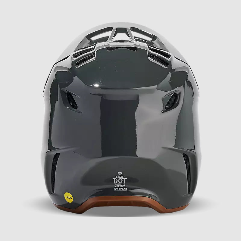 Casco Moto V3 RS Carbon Solid Gris Oscuro Fox