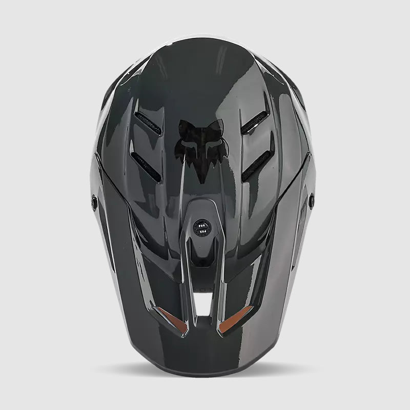 Casco Moto V3 RS Carbon Solid Gris Oscuro Fox | Casco Moto Fox casco fox racing motocross mtb