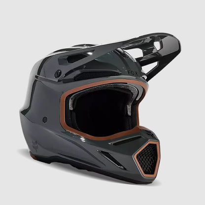 Casco Moto V3 RS Carbon Solid Gris Oscuro Fox | Casco Moto Fox casco fox racing motocross mtb