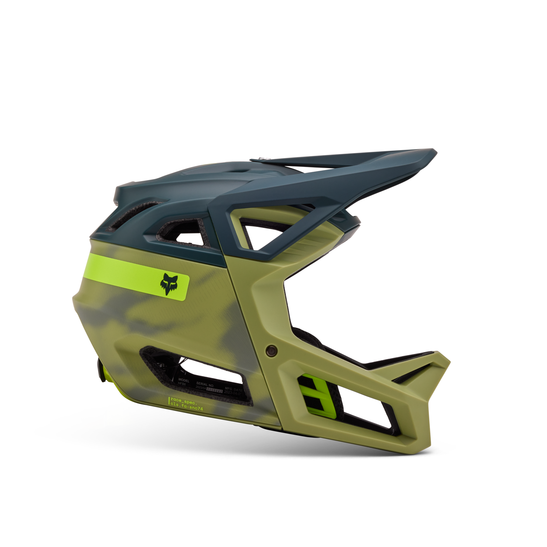 Casco Bicicleta Proframe RS Taunt Verde Oliva Fox | Casco MTB Fox casco fox racing motocross mtb