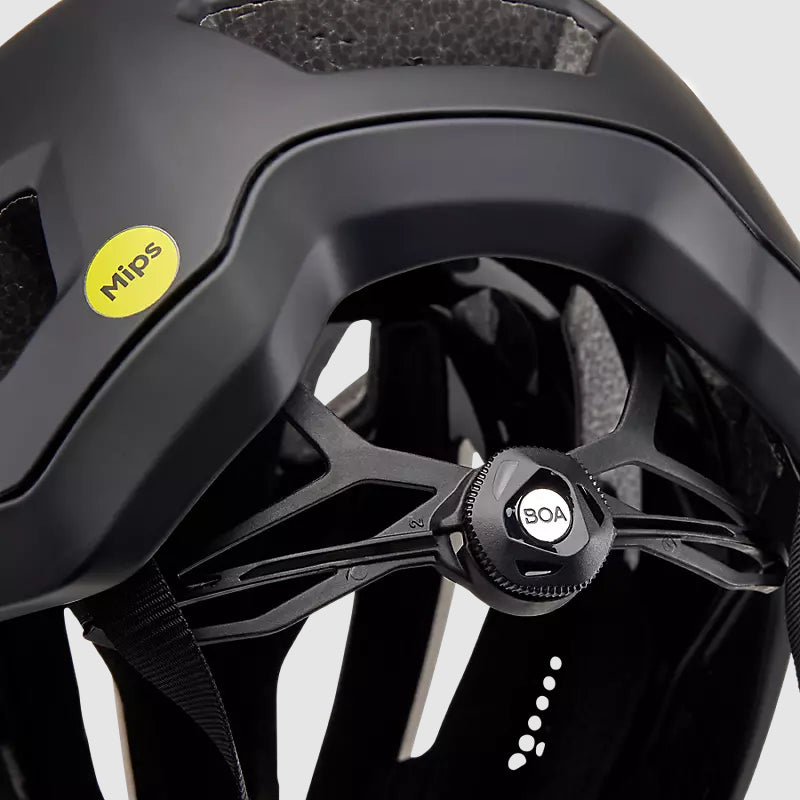 Casco Bicicleta Crossframe Pro Negro Mate Fox | Casco MTB Fox casco fox racing motocross mtb