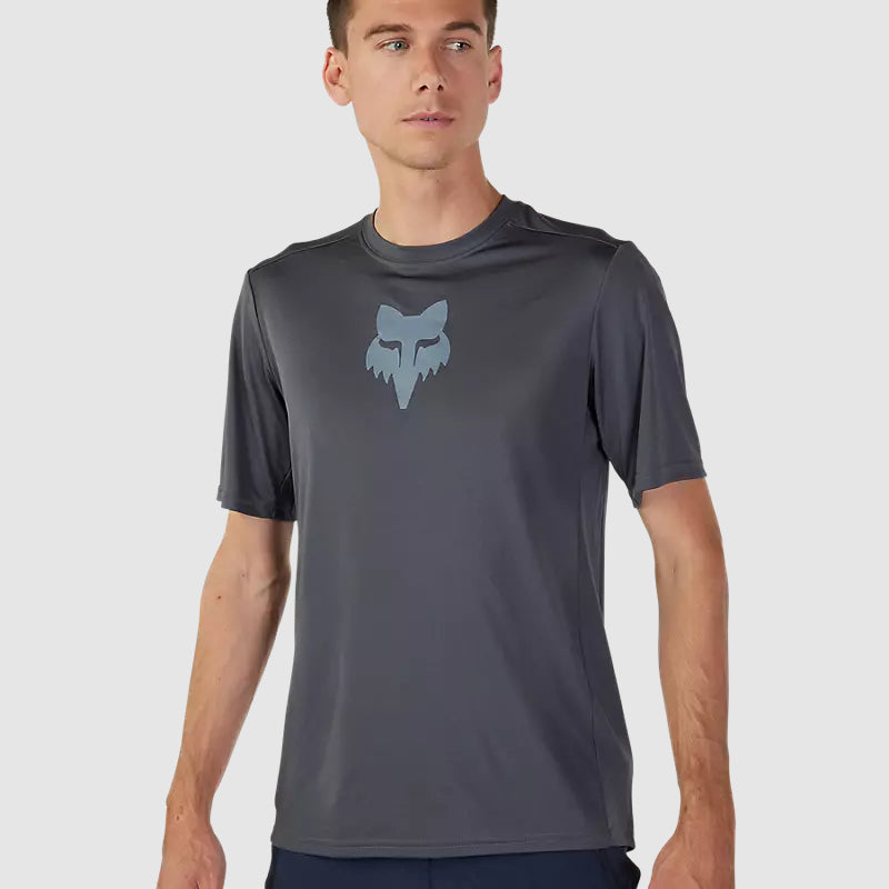 Polera Bicicleta Ranger Lab Head Gris Oscuro Fox