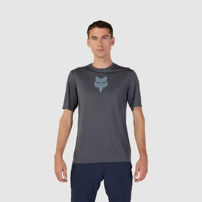 Polera Bicicleta Ranger Lab Head Gris Oscuro Fox