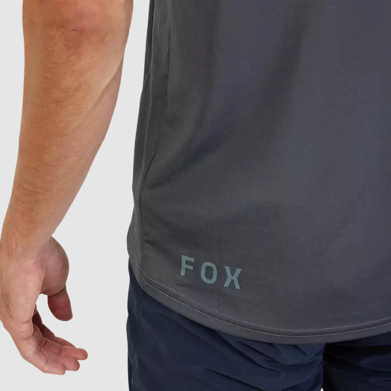 Polera Bicicleta Ranger Lab Head Gris Oscuro Fox