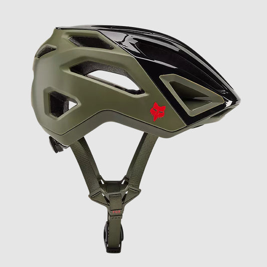 Casco Bicicleta Crossframe Pro Verde Oliva Fox | Casco MTB Fox casco fox racing motocross mtb
