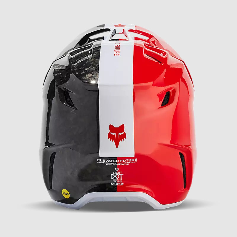 Casco Moto V3 RS Optical Rojo Fox | Casco Moto Fox casco fox racing motocross mtb