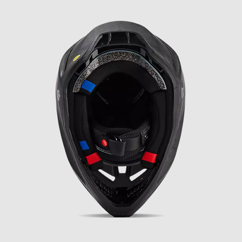 Casco Moto V3 RS Carbon Solid Negro Fox | Casco Moto Fox casco fox racing motocross mtb
