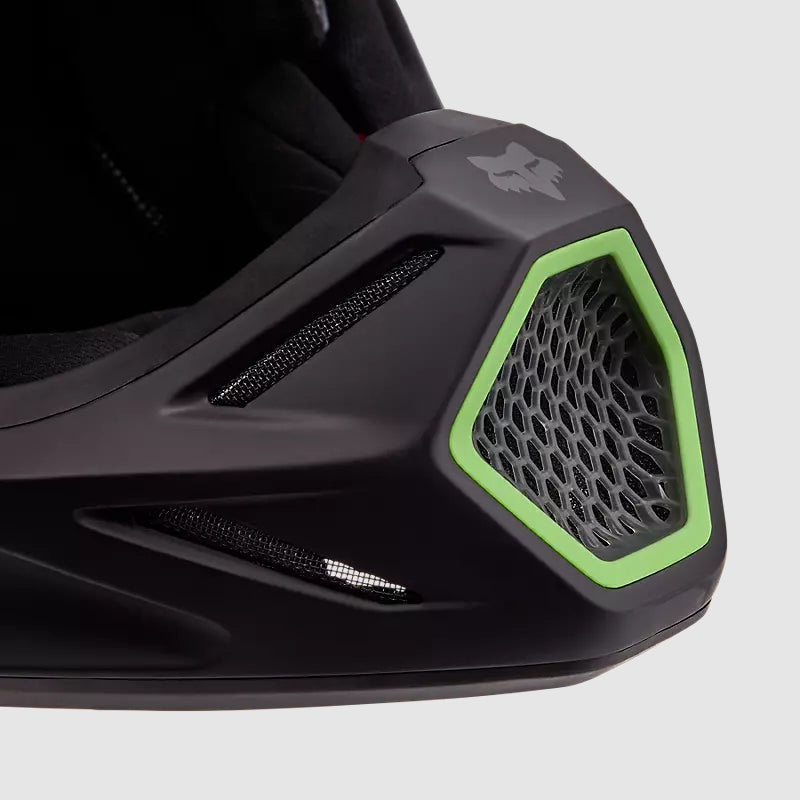 Casco Moto V3 RS Edición Limitada 50 Años Negro/Verde Fox | Casco Moto Fox casco fox racing motocross mtb